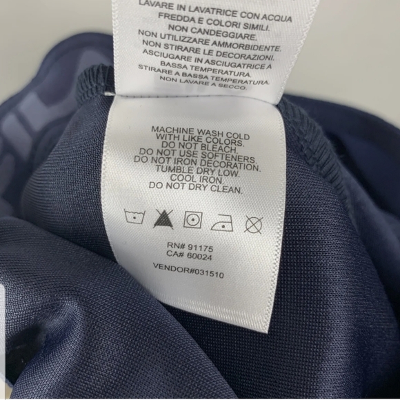 Fila Men's Active Gym Track Pants Sweatpant Blue Navy Peacoat XLarge NWT - Picture 6 of 7